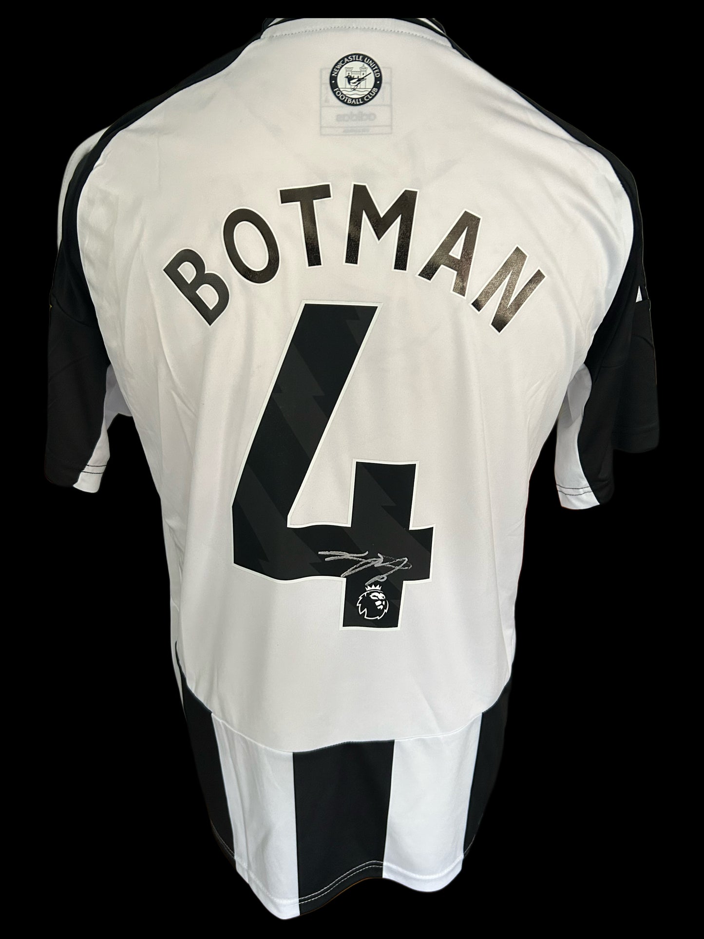 Sven Botman Newcastle United Hand Signed 2024-25 Home Shirt 2