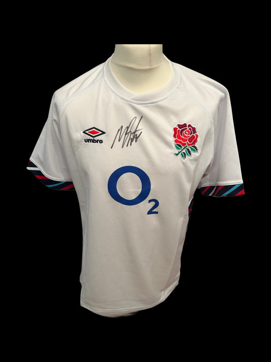 Marcus Smith England Rugby Hand Signed 2024-25 Home Shirt 2