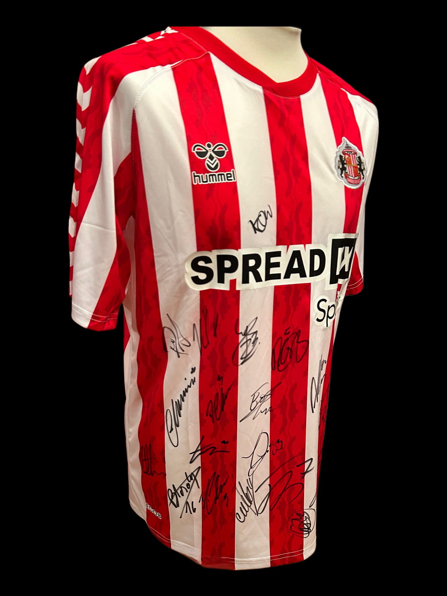 Sunderland Hand Signed Full Squad 2024-25 Home Shirt 1