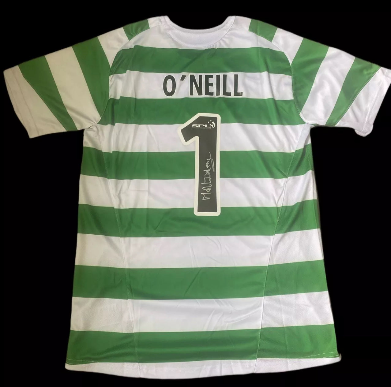 Martin O’Neill Celtic Hand Signed Home Shirt 1