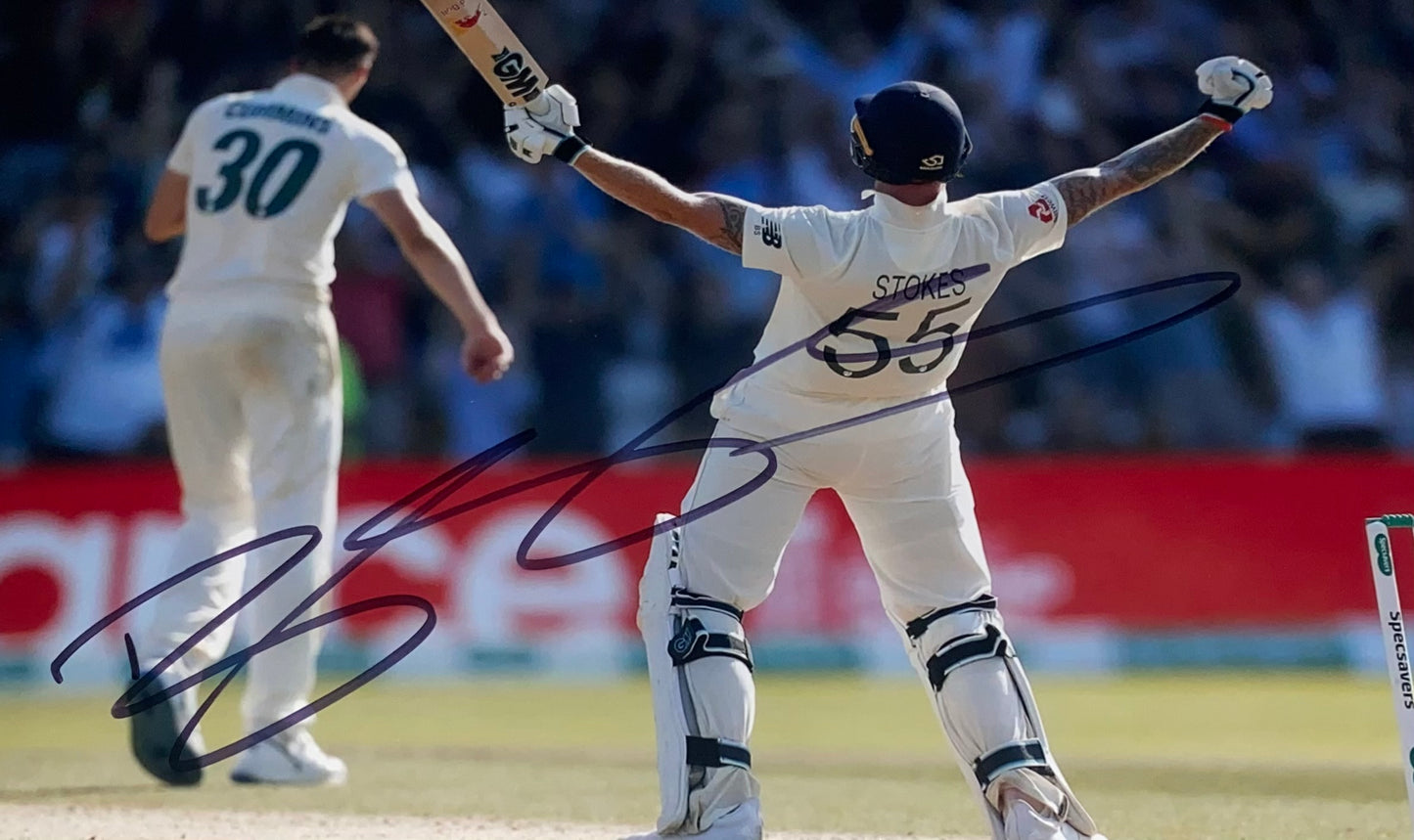 Ben Stokes Headingley 2019 Hand Signed 12 X 8” Photo 8