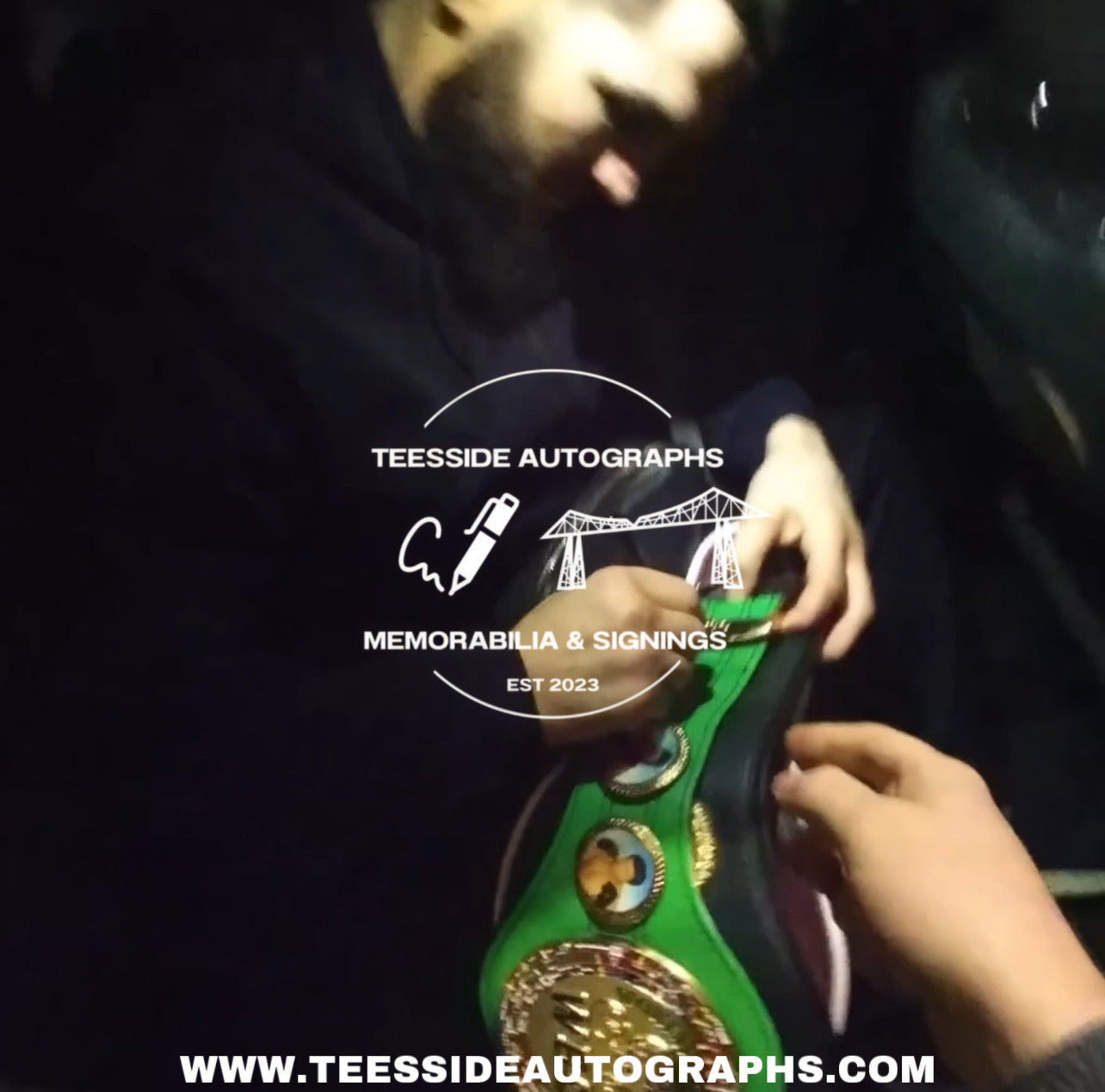 Artur Beterbiev Hand Signed WBC Mini Championship Belt