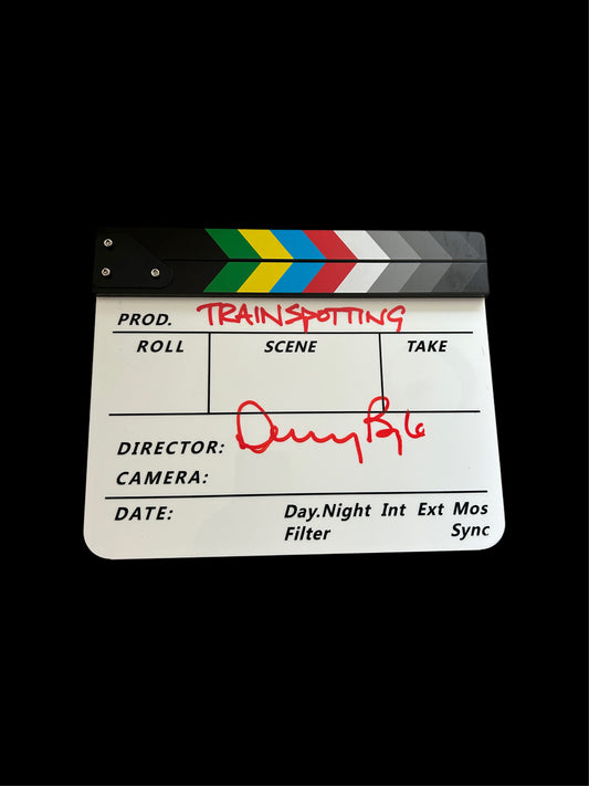 Danny Boyle “TRAINSPOTTING” Hand Signed Director Clapper Board 2