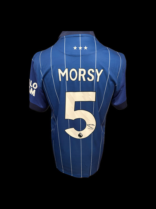 Sam Morsy Ipswich Town Hand Signed 2024-25 Home Shirt