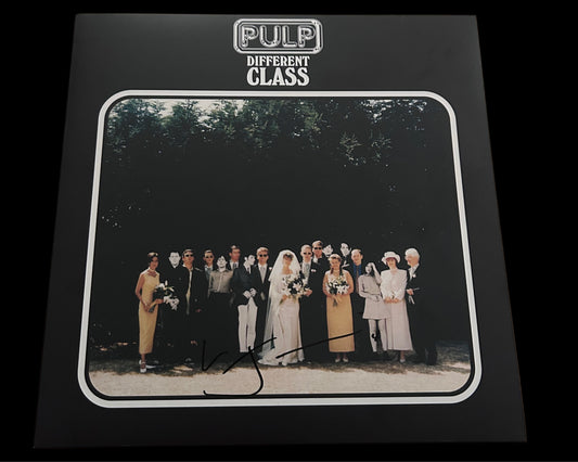 Pulp, Jarvis Cocker “Different Class” Hand Signed 12” Vinyl