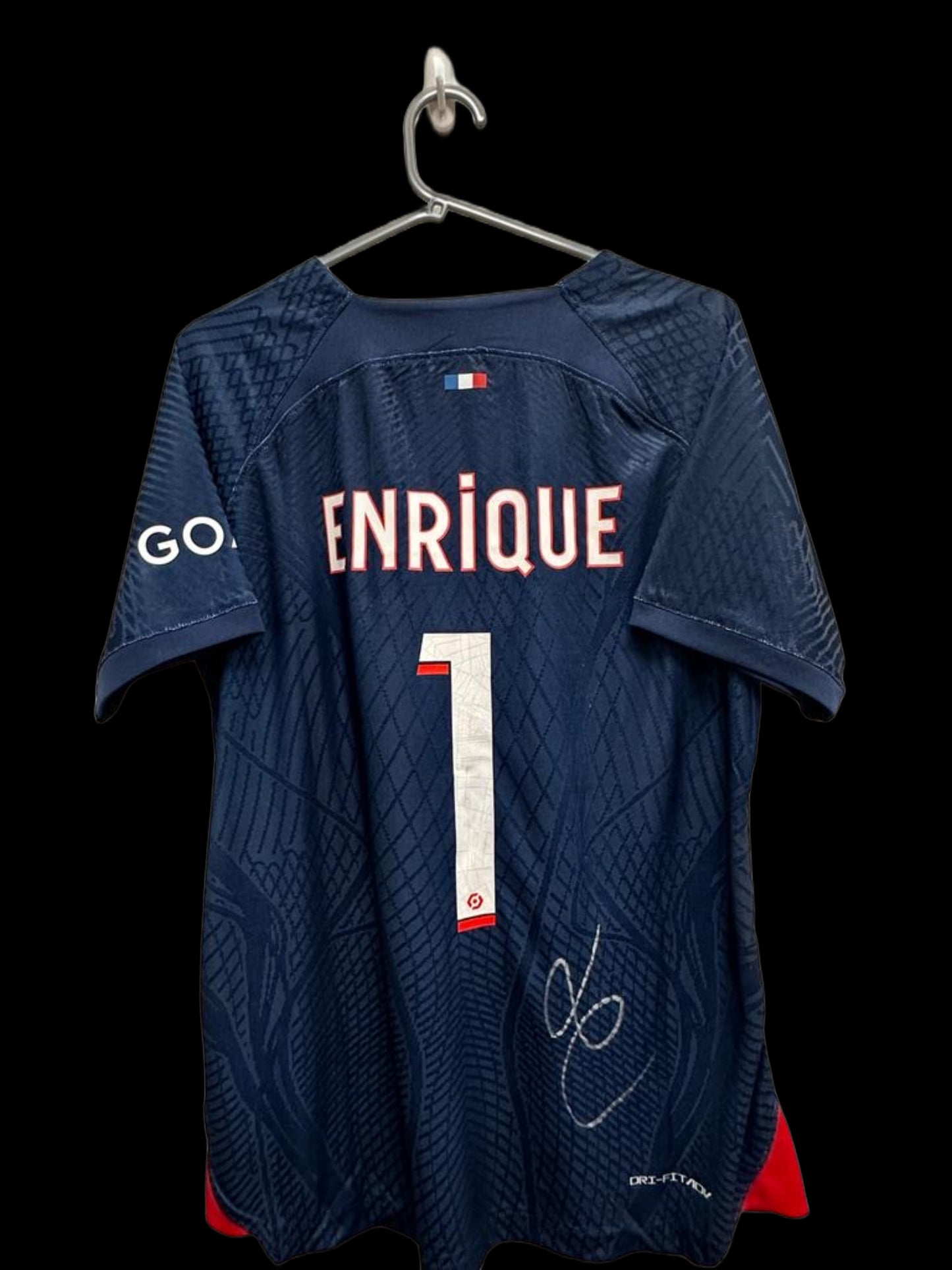 Luis Enrique Hand Signed PSG Shirt 2023-24