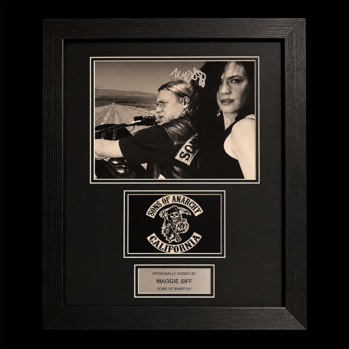 Maggie Siff Sons Of Anarchy Hand Signed FRAMED Photo Display 1
