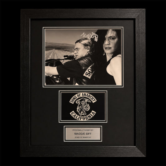 Maggie Siff Sons Of Anarchy Hand Signed FRAMED Photo Display 1
