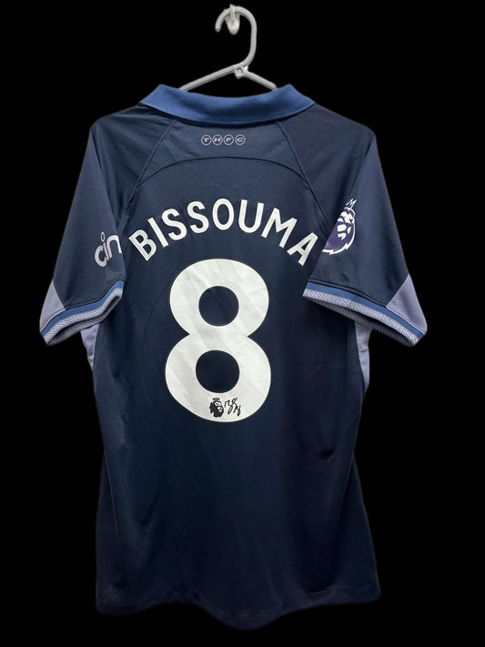 Yves Bissouma Tottenham Hotspur Hand Signed Away Shirt 2023-24