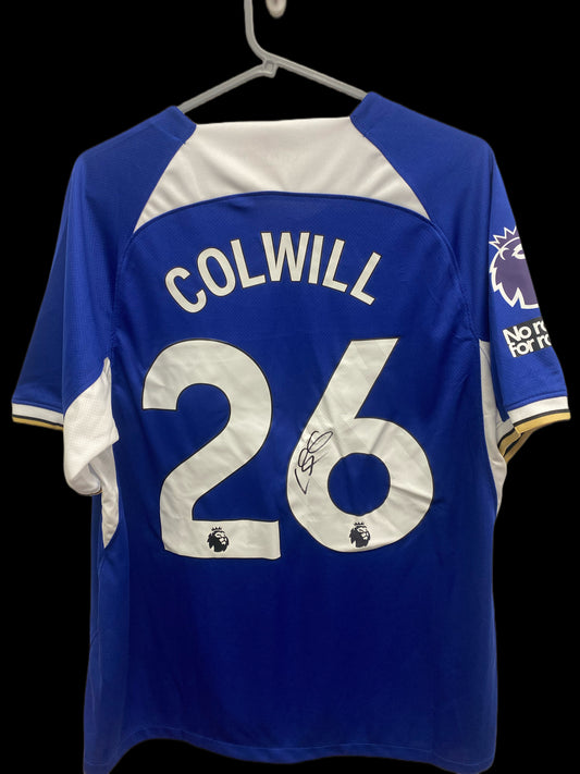 Levi Colwill Chelsea Hand Signed Home Shirt