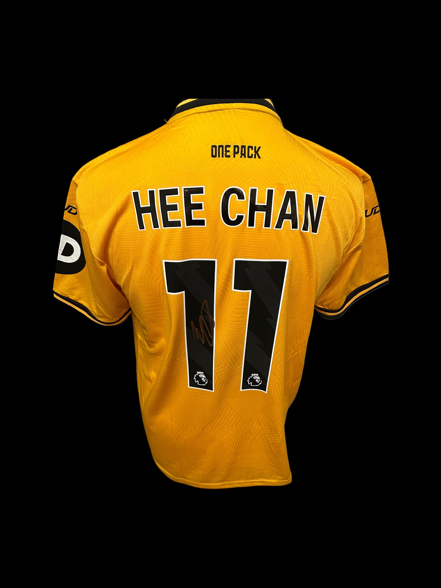 Hee Chan Hwang Wolverhampton Wanderers Hand Signed 2024-25 Home Shirt