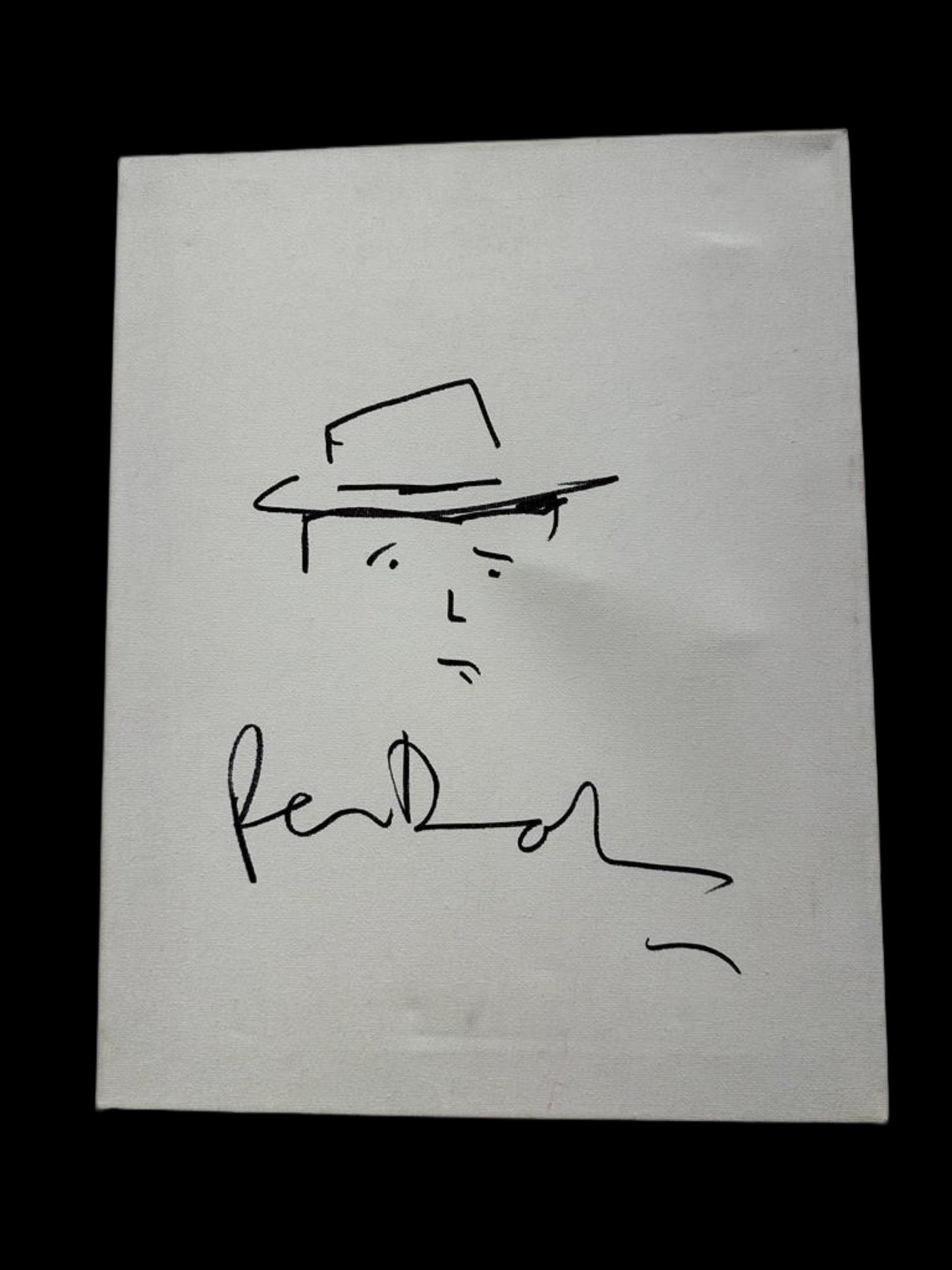 Pete Doherty “The Libertines” Hand Signed Canvas.