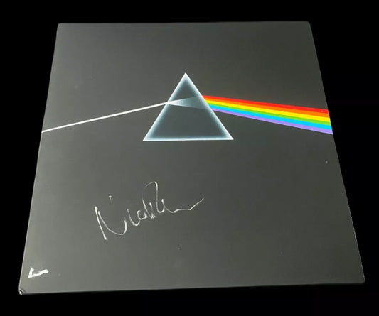 Nick Mason Pink Floyd “Dark Side Of The Moon” Hand Signed Vinyl 4