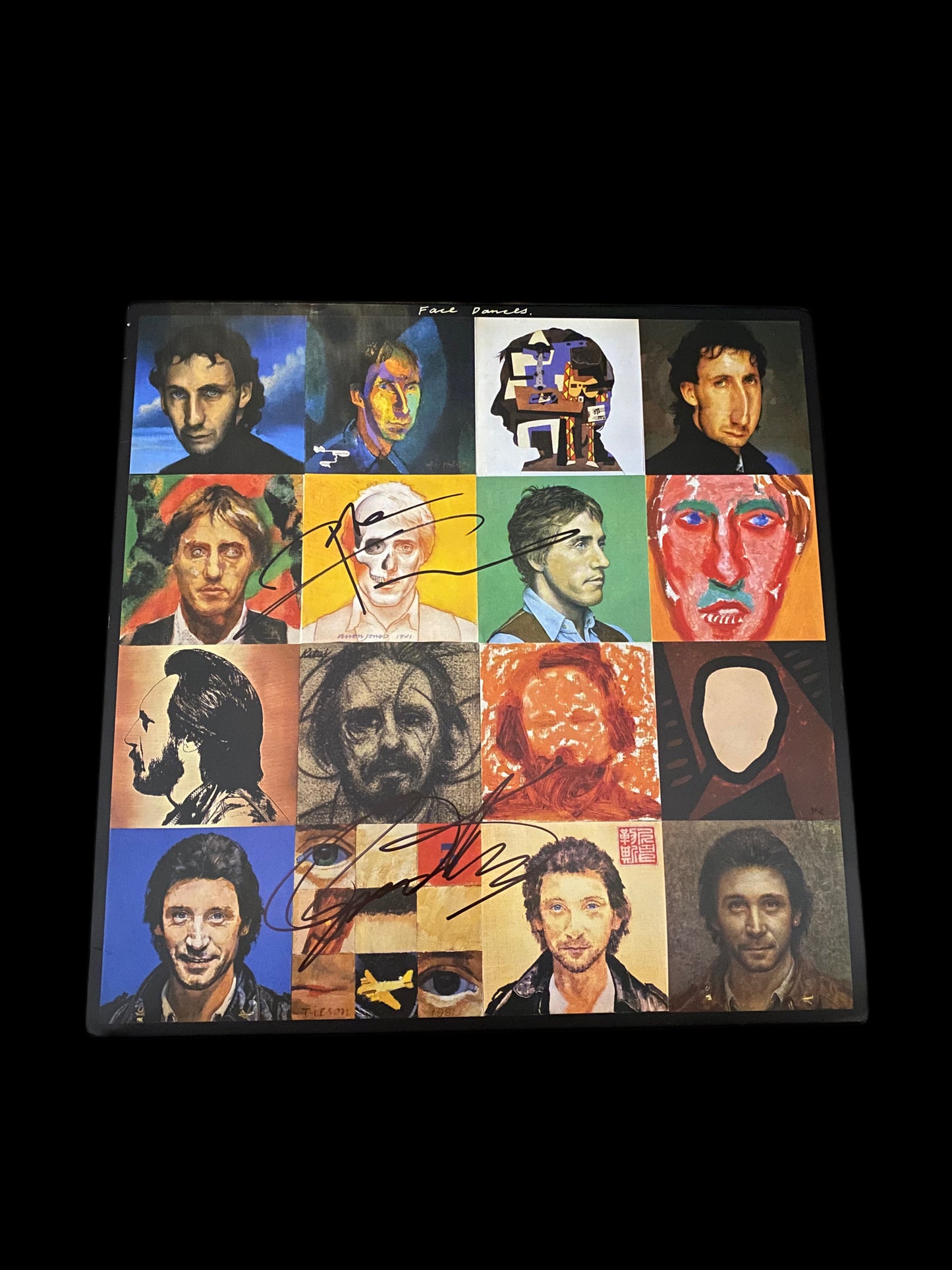 The Who - “Face Dances” Roger Daltrey & Pete Townshend Hand Signed Vinyl