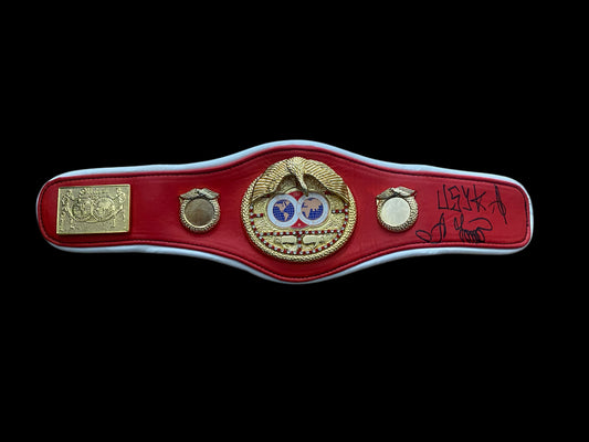 Oleksandr Usyk Hand Signed Mini IBF Belt 4