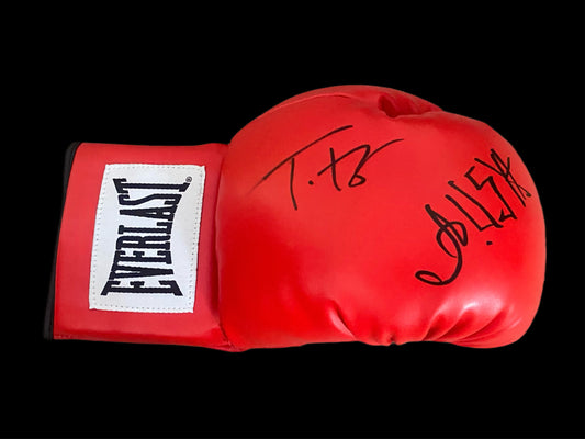 Tyson Fury Vs Oleksandr Usyk Hand Signed Dual Glove 4