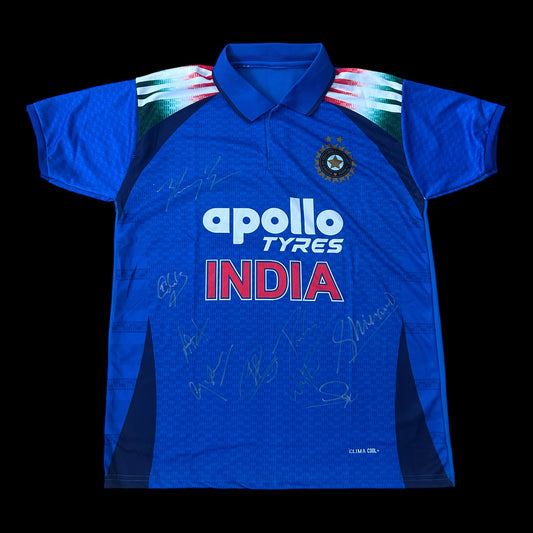 India Cricket 2026 Hand Signed Multi Home Shirt