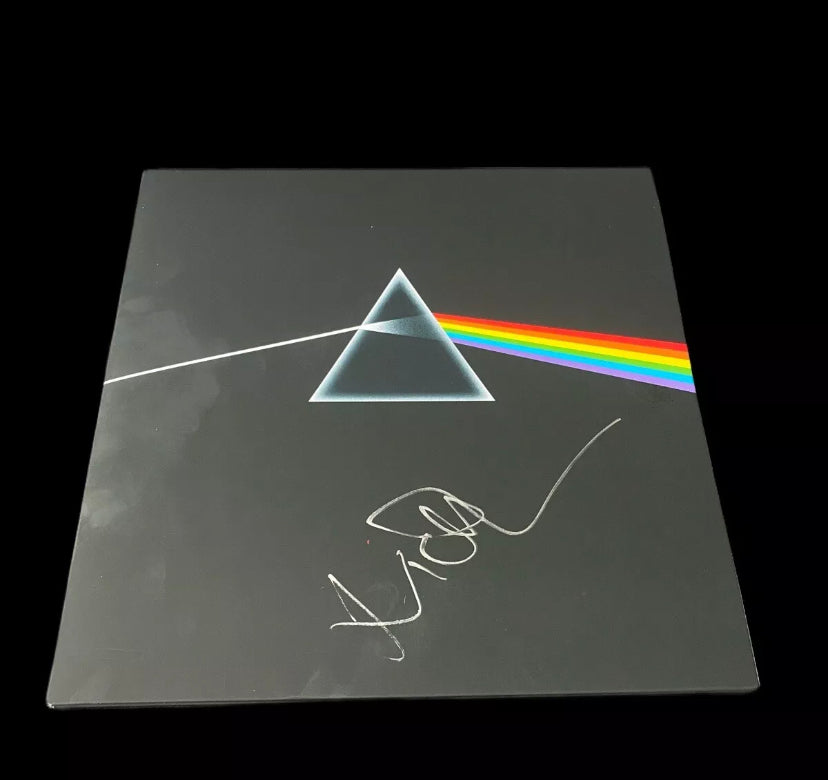 Nick Mason Pink Floyd “Dark Side Of The Moon” Hand Signed Vinyl 1