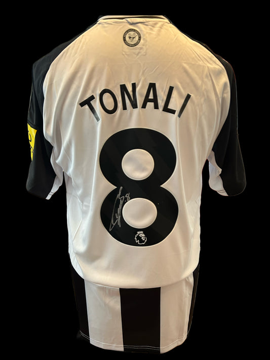 Sandro Tonali Newcastle United 2024-25 Hand Signed Home Shirt