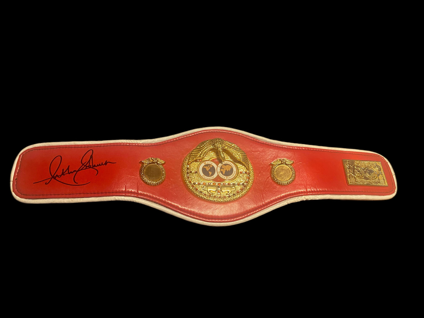 Anthony Joshua Hand Signed Mini IBF Belt 2