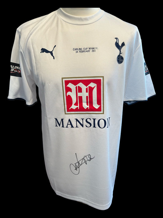 Jonathan Woodgate Tottenham Hotspur Carling Cup Final- Winners Hand Signed Shirt