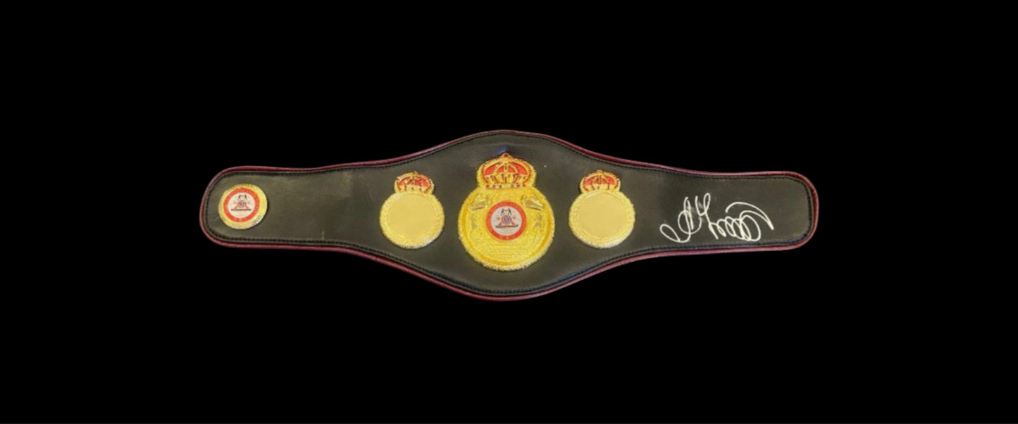 Oleksandr Usyk Hand Signed WBA Mini Belt 1