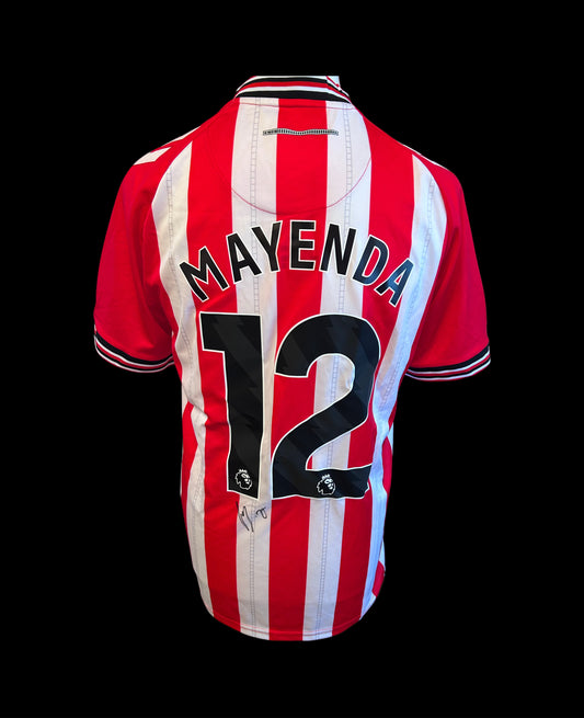 Eliezer Mayenda Sunderland Hand Signed 2025-26 Home Shirt