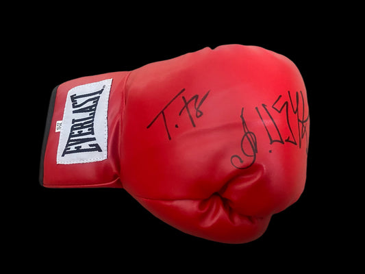 Tyson Fury Vs Oleksandr Usyk Hand Signed Dual Glove 5