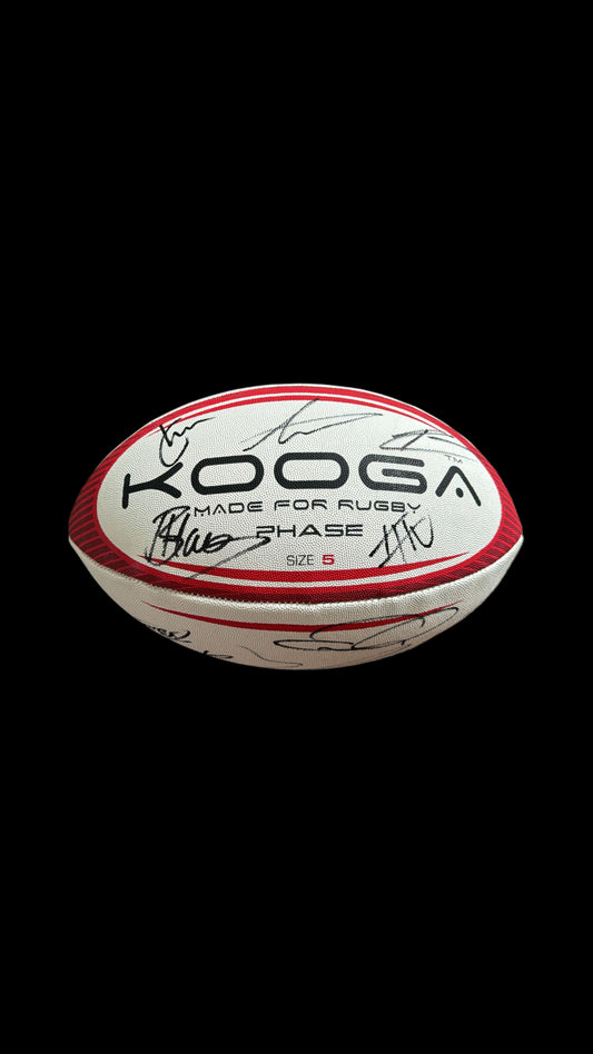 Exeter Chiefs Hand Signed Full Squad Rugby Ball