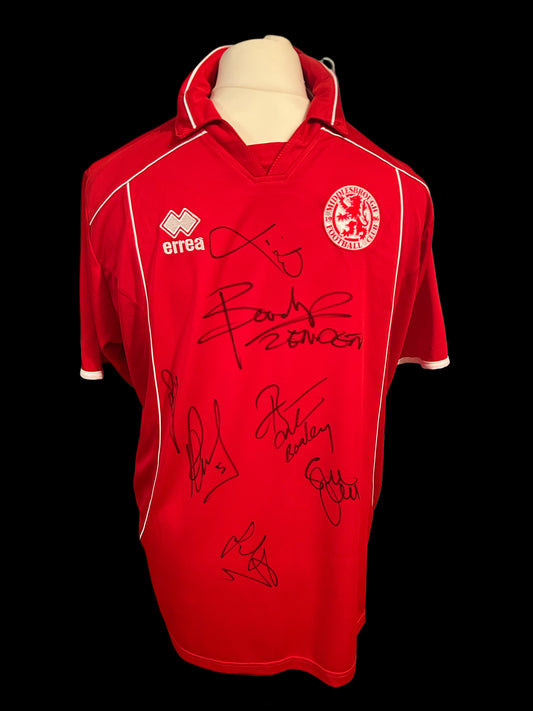 Middlesbrough 2004 Carling Cup Winning Multi Hand Signed Shirt 1