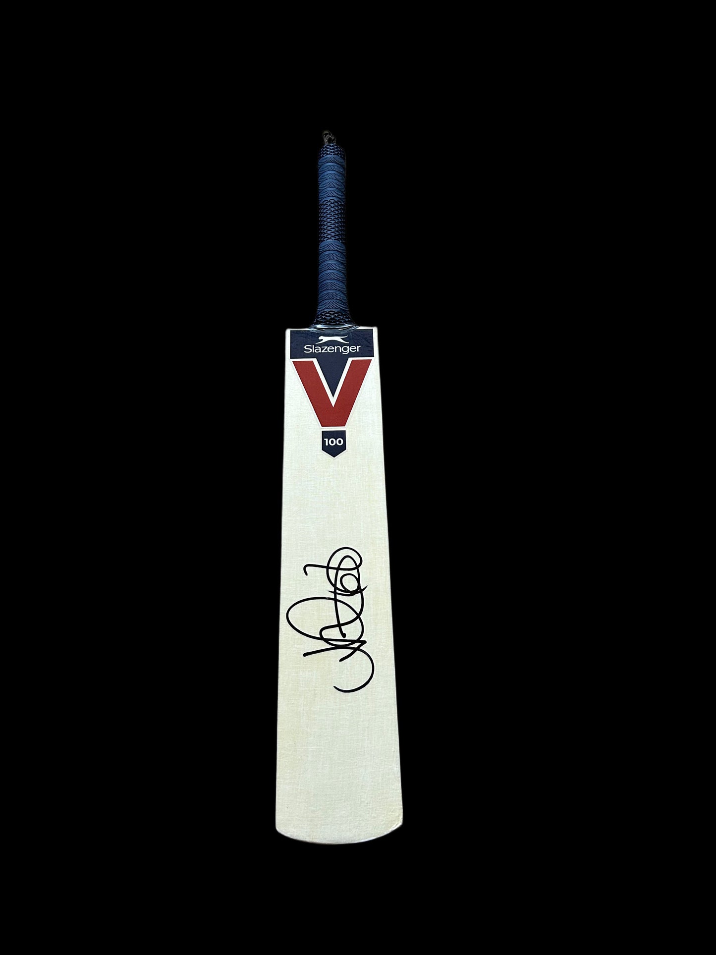 Joe Root Full Size Hand Signed Slazenger Cricket Bat 1