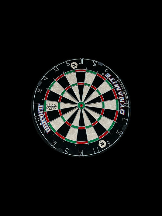 Stephen “The Bullet” Bunting Hand Signed Dart Board