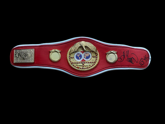 Oleksandr Usyk Hand Signed Mini IBF Belt 3