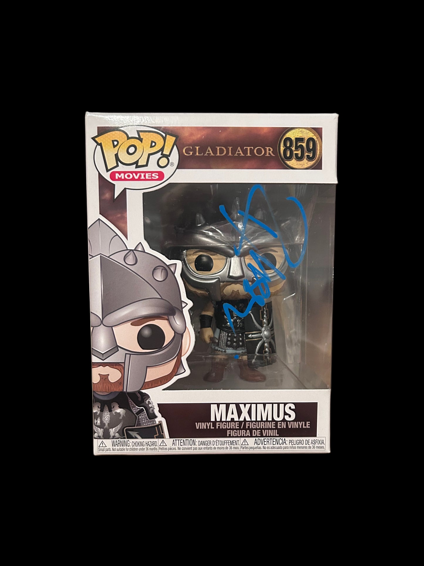 Russell Crowe Gladiator “Maximus” Hand Signed Funko Pop #859