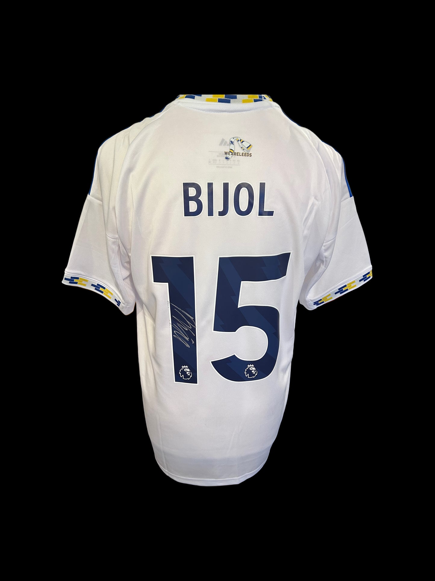 Luka Bijol Leeds United Hand Signed 2025-26 Home Shirt