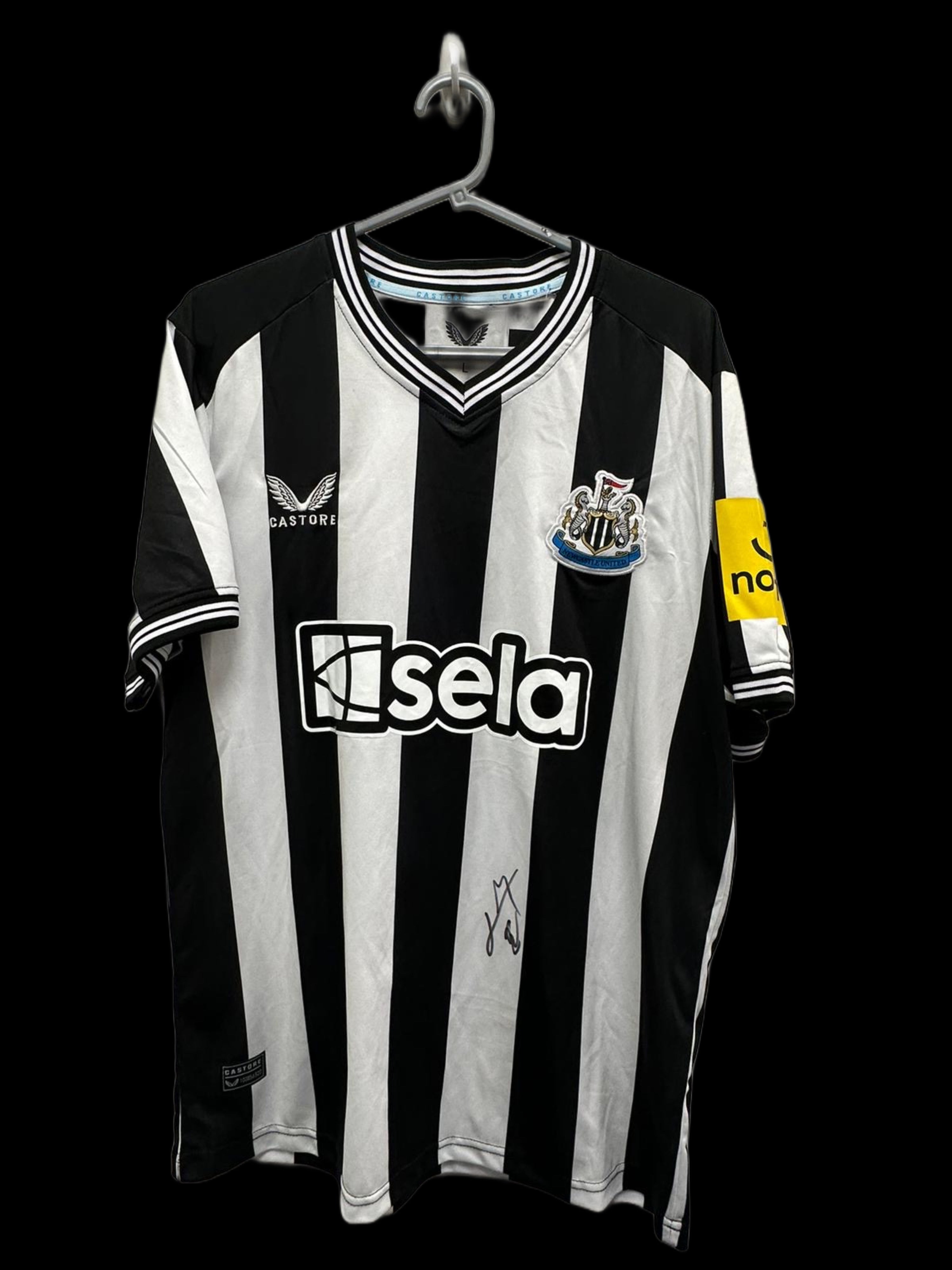 Miguel Almiron Newcastle United Home Jersey shops 2023/24 - Champions League - XL