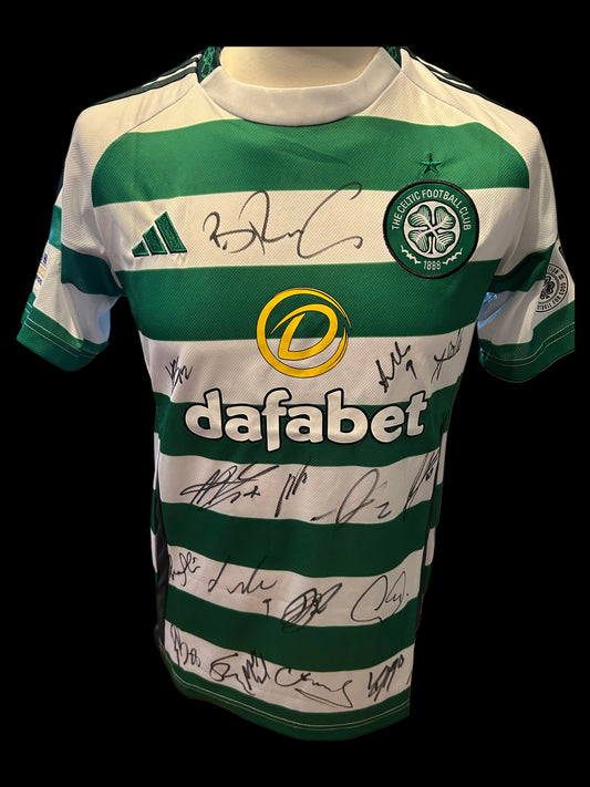 Celtic Hand Signed Squad Home Shirt 2024-25 Shirt 1