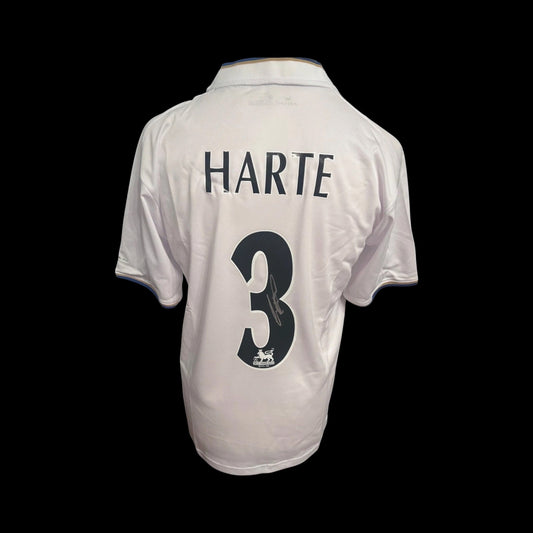 Ian Harte Leeds United Hand Signed 2000-02 Home Shirt
