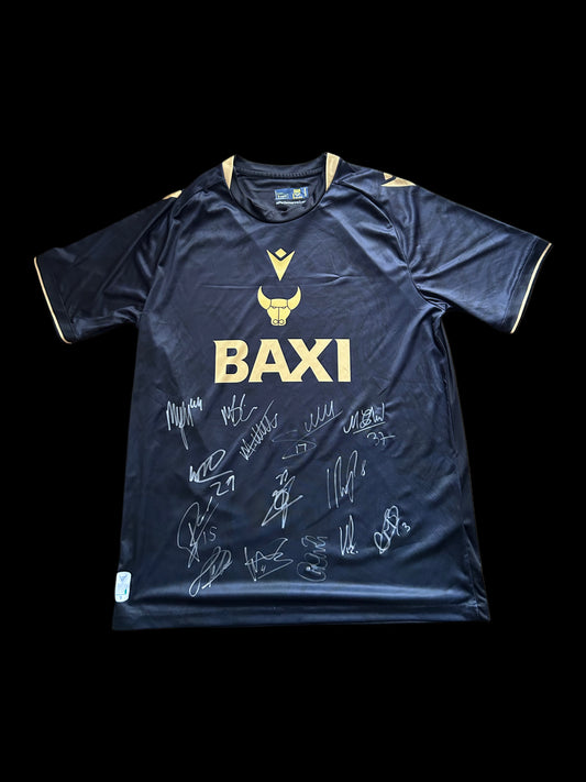 Oxford United 2025-26 Hand Signed Away Squad Shirt