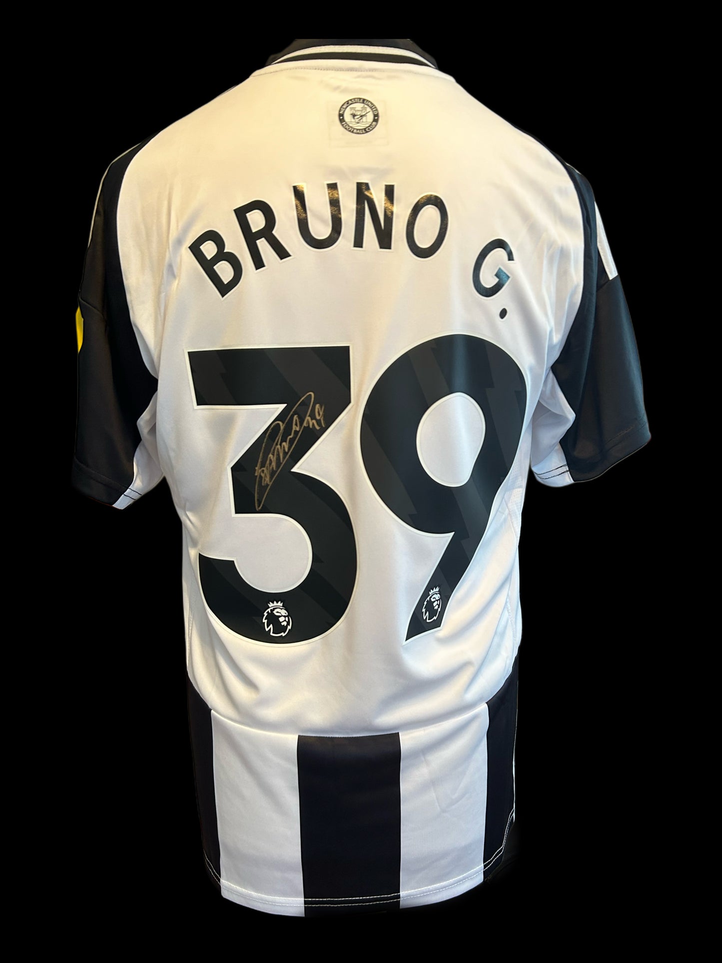 Bruno Guimaraes Newcastle United 2024-25 Hand Signed Home Shirt