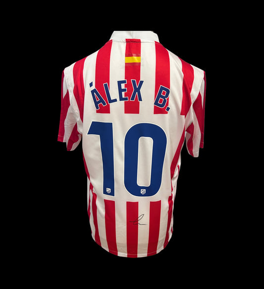 Alex Baena Athletico Madrid Hand Signed 2025-26 Home Shirt