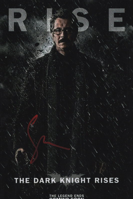 Gary Oldman The Dark Knight Rises Hand Signed 12X8” Photo 3