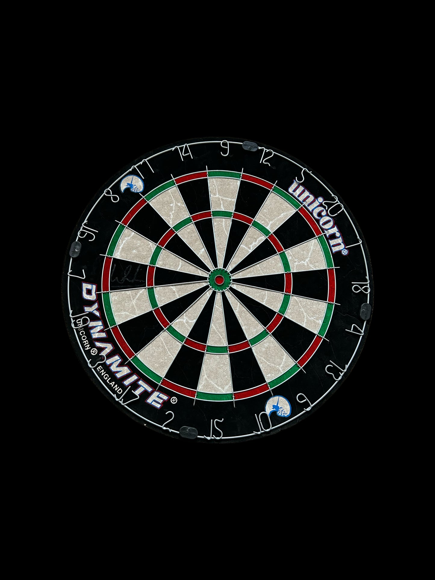 Luke “Cool Hand” Hunphries Hand Signed Dart Board