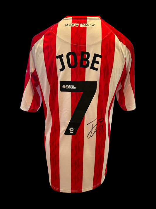 Jobe Bellingham Sunderland Hand Signed 2024-25 Home Shirt 1