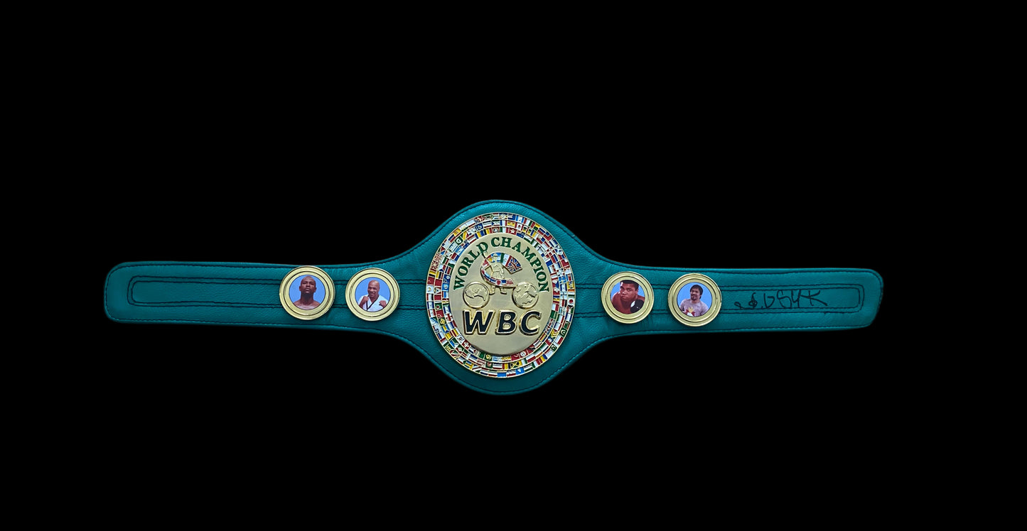 Oleksandr Usyk Hand Signed WBC Mini Belt 1