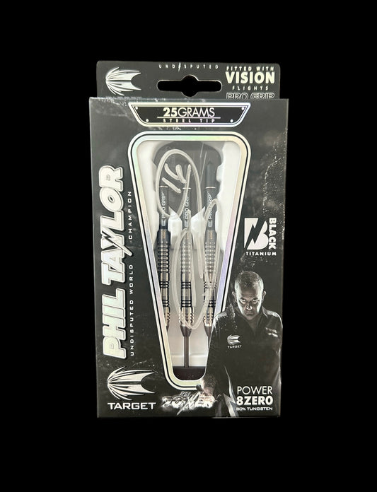 Phil “The Power” Taylor Hand Signed Target Darts