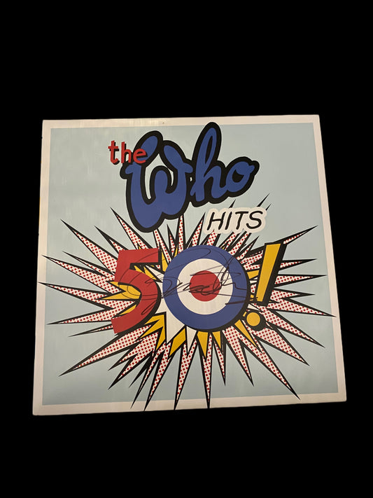 The Who - “Hits 50 ” Roger Daltrey Hand Signed Vinyl