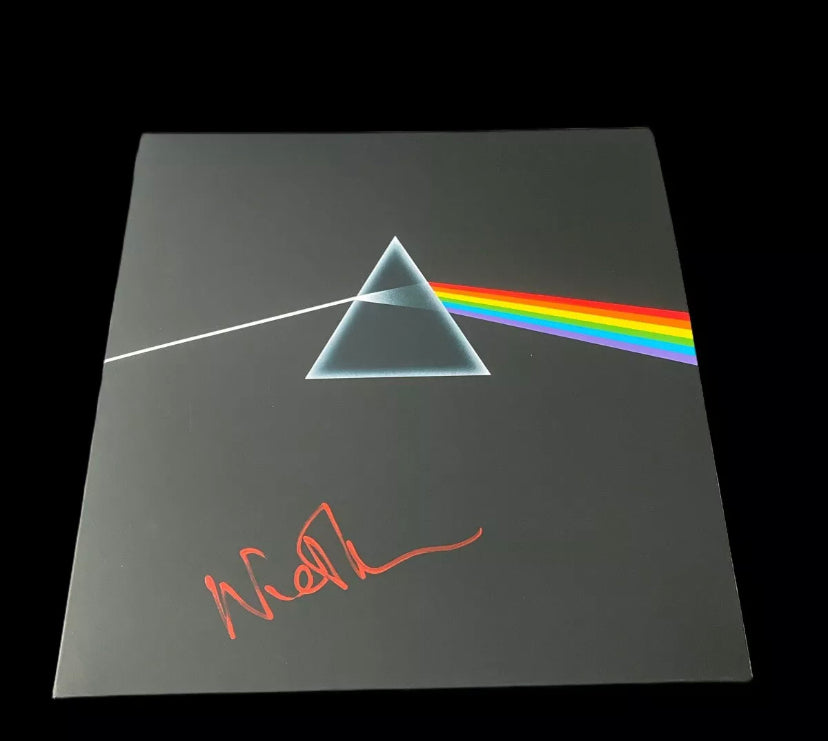 Nick Mason Pink Floyd “Dark Side Of The Moon” Hand Signed Vinyl 3