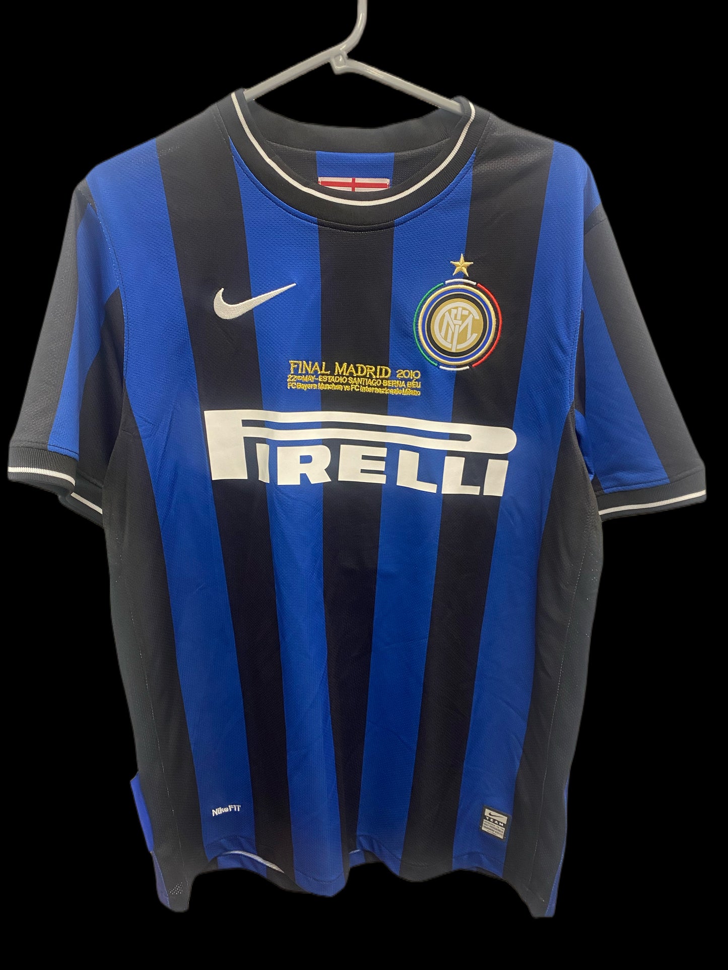 Javier Zanetti Inter Milan 2010 Hand Signed Home Shirt