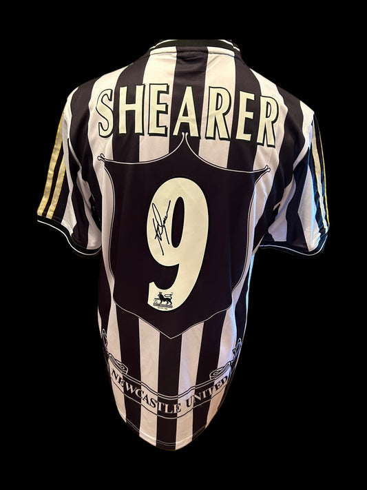 Alan Shearer Newcastle United 1997-1999 Hand Signed Home Shirt 2